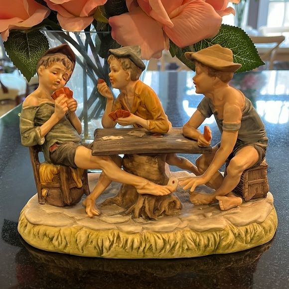 VTG Capodimonte Porcelain Figurine 